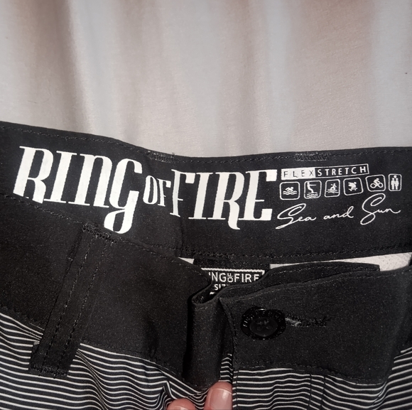 Ring of Fire Surf and Sun Men's Board Shorts Sz. 34 - Picture 2 of 4